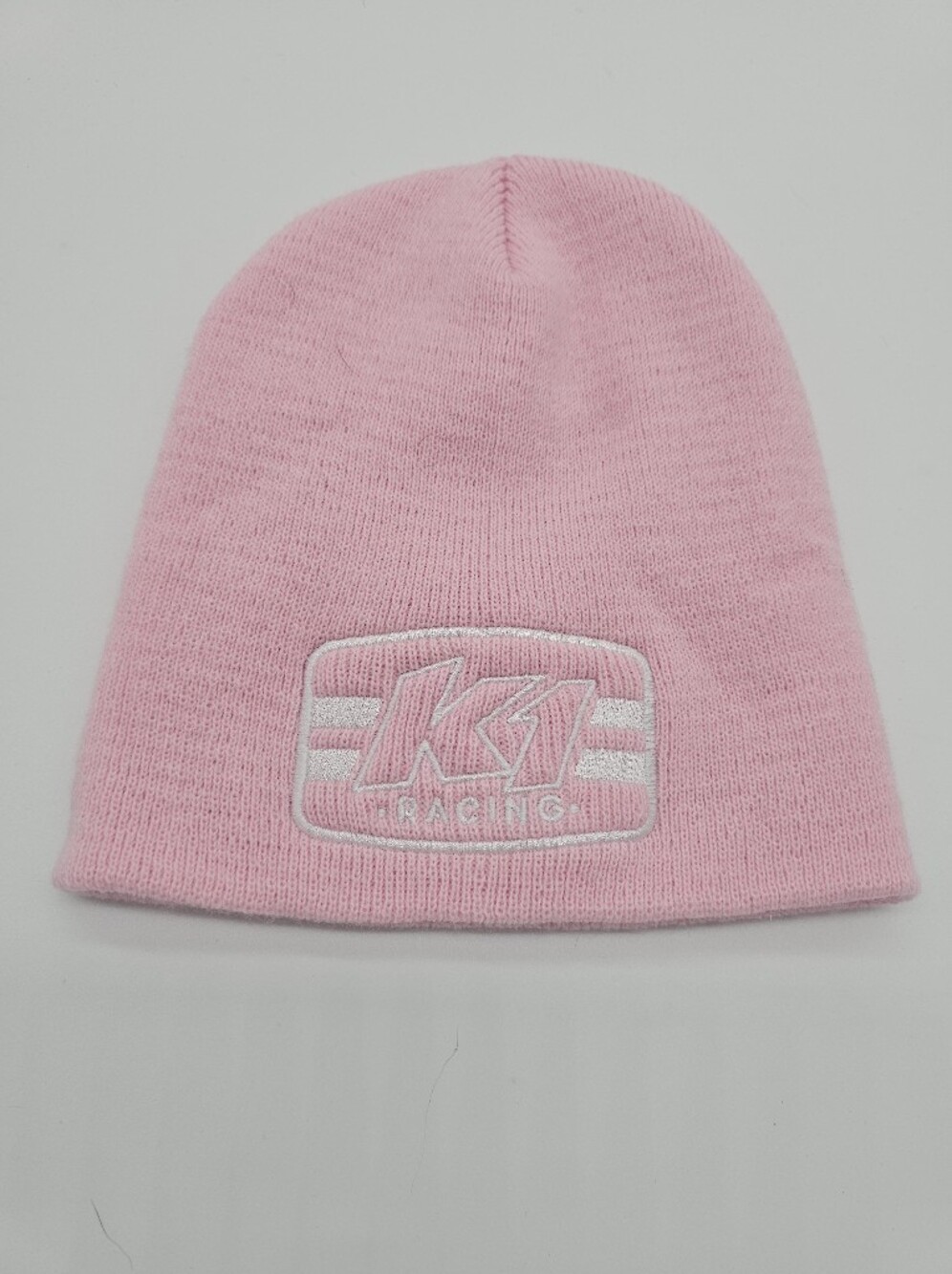 YP Classics Pink K1 Racing Knit Beanie